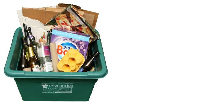 Green recycling box Green recycling box