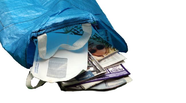 Reusable sack for paper Reusable sack for paper